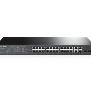 Switch TP-Link 24xRJ45 2xSFP PoE+ 1U Negro (TL-SL2428P)