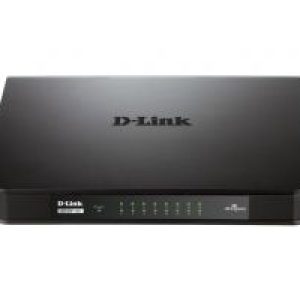 Switch D-Link 24xRJ45 Ethernet GbE 1U Negro (GO-SW-24G)