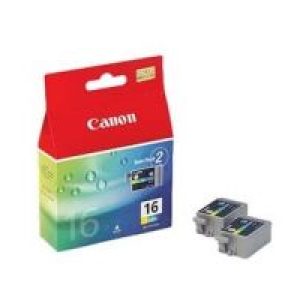 Tinta Canon BCI-16CL Color 199 páginas Pack2 (9818A002)