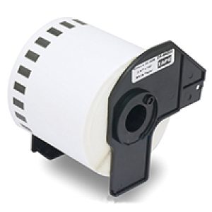Cinta de Papel Brother 62mm Negro/Blanco (DK-44205)