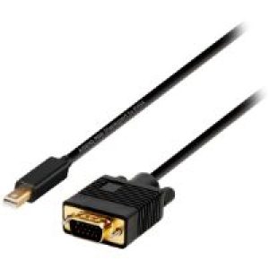 Cable AISENS Mini DP/M a VGA/M 2m Negro (A125-0362)