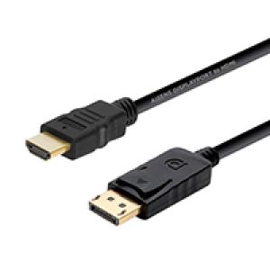 Cable AISENS DP/M a HDMI/M 2m Negro (A125-0364)