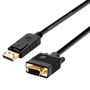 Cable AISENS DP/M a VGA/M 2m Negro (A125-0365)