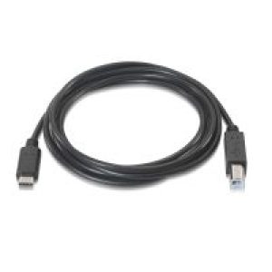 Nanocable USB-B/M a USB-C/M 1m Negro (10.01.2201)