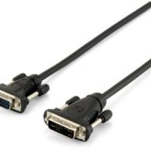 Cable EQUIP DVI-A/M a VGA/M 1.8m Negro (EQ118943)