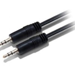 Cable EQUIP 3.5mm/M a 3.5mm/M 2.5m Negro(EQ14708107101)
