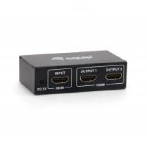 Splitter EQUIP 4K 1xHDMI In 2xHDMI Out Negro (EQ332712)