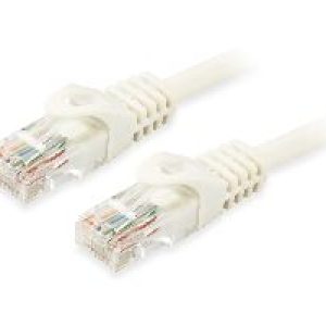 Cable EQUIP RJ45 Cat.6a U/UTP 10m Blanco (EQ603007)