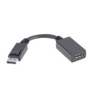 Nanocable DP/M a HDMI/H 15cm Negro (10.16.0502)
