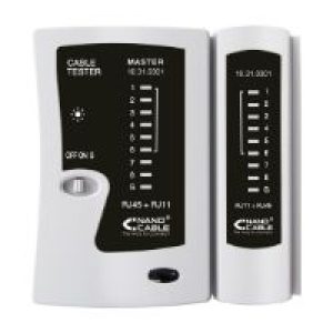 Tester Nanocable para RJ11/RJ12/RJ45 Gris (10.31.0301)