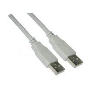 Nanocable USB-A/M a USB-A/M 1m Beige (10.01.0302)