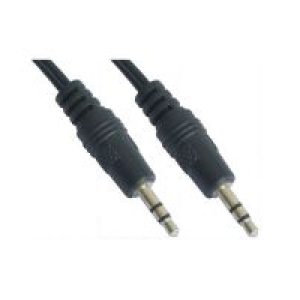 Nanocable 3.5mm/M a 3.5mm/M 0.3m Negro (10.24.0100)