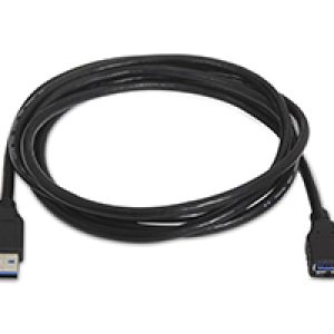 Cable Nanocable USB-A/M a USB-A/H 3m (10.01.0903-BK)