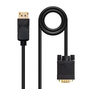 Nanocable DP/M a VGA/M 2m Negro (10.15.4402)