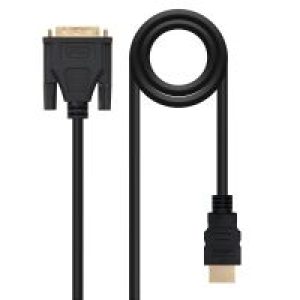 Nanocable DVI/M a HDMI A/M 5m Negro (10.15.0505)