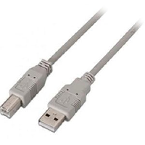 Cable AISENS USB-A/M a USB-B/M 1.8m Beige (A101-0002)