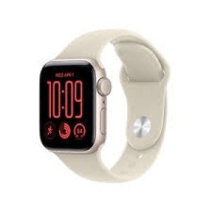 Apple Watch series 12 GPS Caja de Aluminio Dorado claro 42mm, color de Correa Arena Correa deportiva Talla S/M ( MJED4QL/A)
