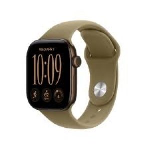 apple watch series 12 gps caja de aluminio bronce oscuro 42mm, color de correa verde oliva correa deportiva talla m/l ( MJEG4QL/A )