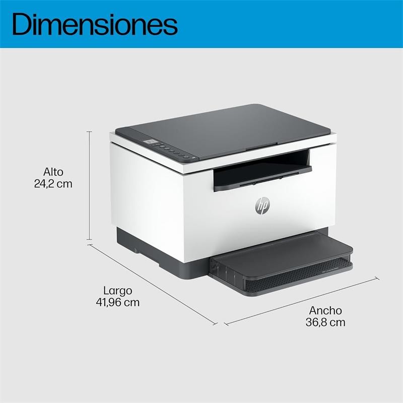 IMPRESORA MFP HP LASER MONOCROMO LASERJET M234D DUPLEX WHITE - Imagen 5