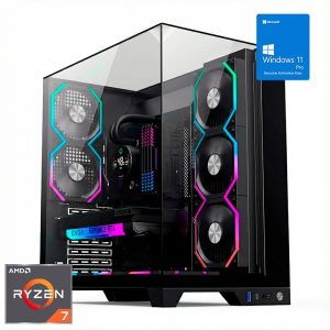 ORDENADOR GAMING INFINITY PRO RGB R7 9800X3D/16GB DDR5/SSD1TB NVME/WIFI/R.LIQ/750W/W11PRO