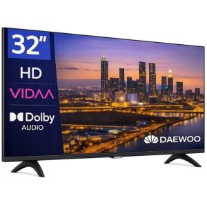 TELEVISOR DAEWOO 32 LED HD USB SMART TV  WIFI BLUETOOTH HOTEL