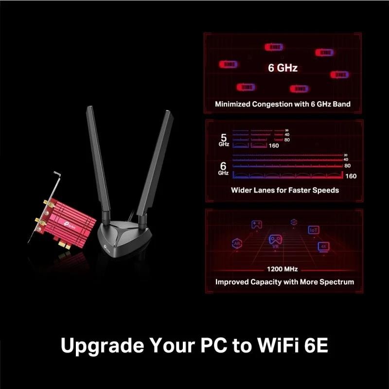 WIRELESS REPEATER TP-LINK AXE5400 WIFI 6E TRI-BAND MESH PACK 2 DECO XE75 - Imagen 5