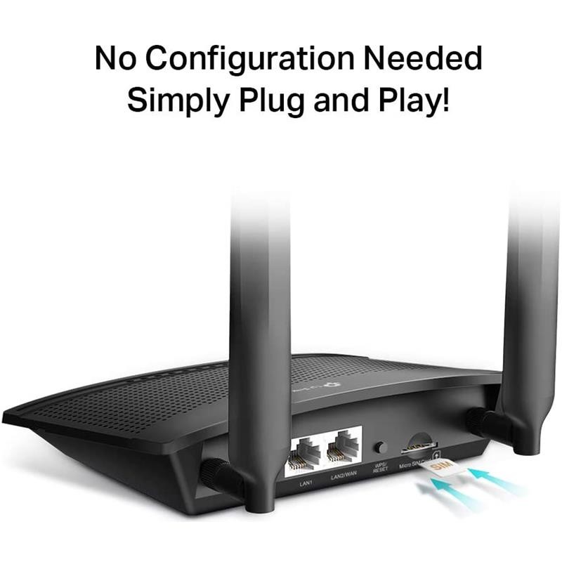 WIRELESS ROUTER TP-LINK TL-MR100 3G/4G 300MBPS - Imagen 6