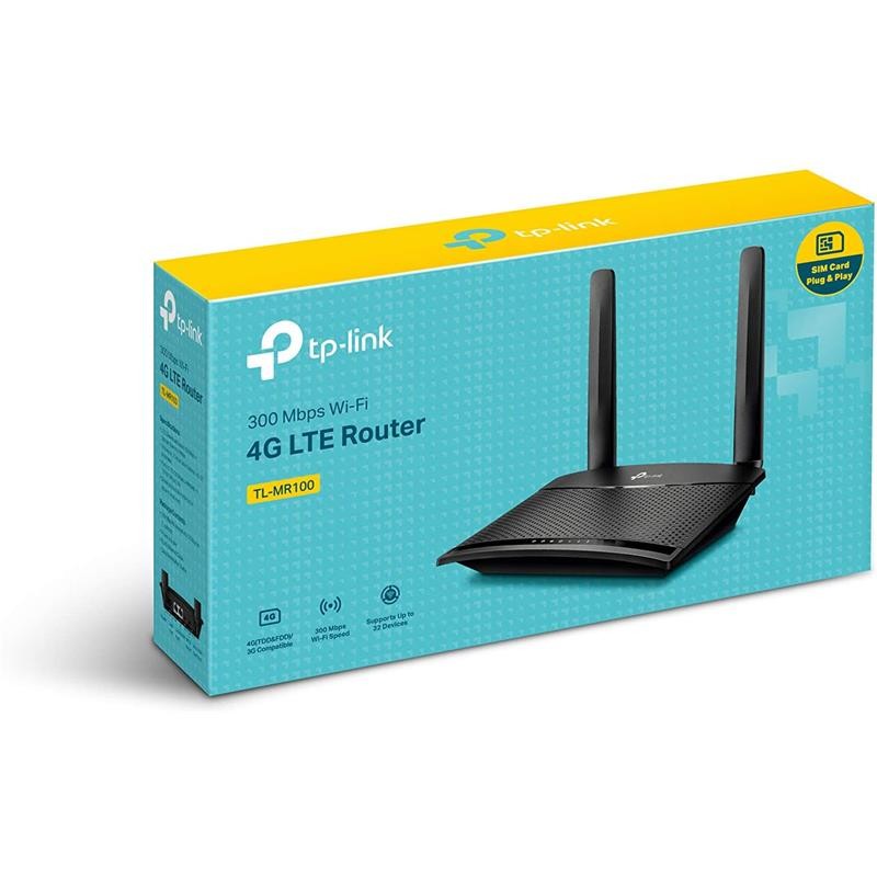 WIRELESS ROUTER TP-LINK TL-MR100 3G/4G 300MBPS - Imagen 3