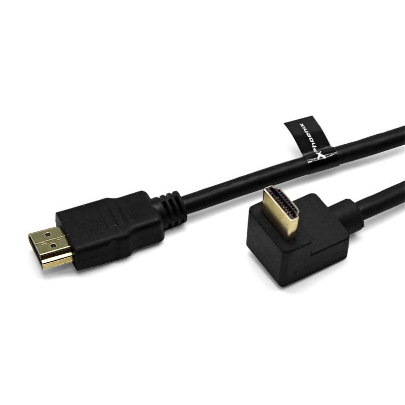 CABLE HDMI PHOENIX V2.0 4K ACODADO A/M-A/M 3M - Imagen 2