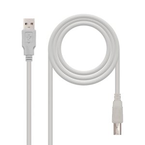 CABLE USB 1,8M IMPRESORA A/M-B/M NANOCABLE