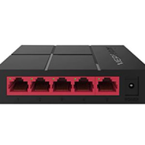 Switch Mercusys 5xRJ45 GbE Negro (MS105G)