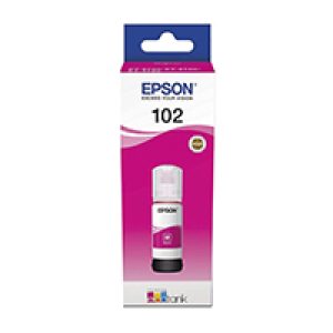 Botella de Tinta Epson 102 Magenta 70ml (C13T03R340)