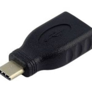 Adaptador AISENS USB-C/M a USB-A/H Negro (A108-0323)