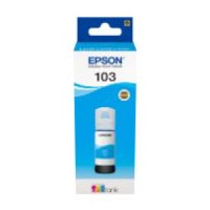 Botella de Tinta Epson 103 Cian 70ml (C13T00S24A10)
