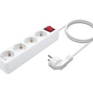 Regleta AISENS 4xSchuko Interruptor Blanca (A154-0649)