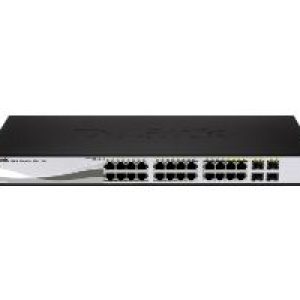 Switch D-Link 24p 10/100/100 PoE Rack (DGS-1210-24P/E)