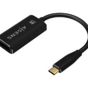 Adaptador AISENS USB-C/M a DP/H 15cm Negro (A109-0690)