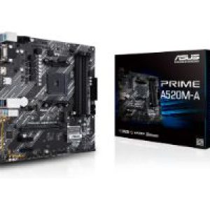 ASUS PRIME A520M-A II/CSM: (AM4) 4DDR4 VGA HDMI mATX