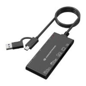 Lector de Tarjetas CONCEPTRONIC 7en1 USB-A/C (BIAN10B)