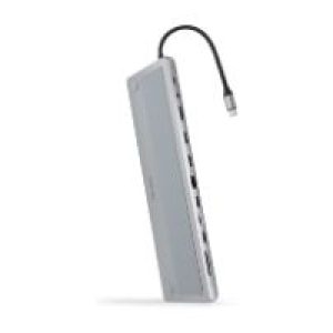 Hub Conversor Nanocable USB-C 12 en 1 Gris (10.16.1012)