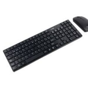 Teclado+Ratón TooQ Slim RF Wireless Negro(TQKMW-3102-B)