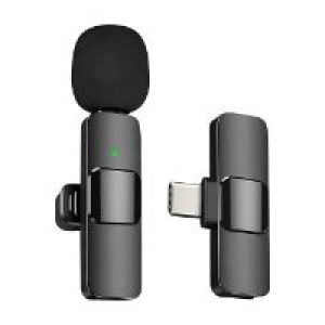 Micrófono Home Tech Wireless USB-C Negro (DK-4645)