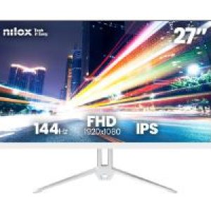 Monitor Nilox 27″ FHD IPS Blanco (NXM27FHD14411W)
