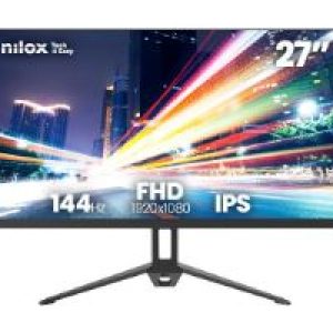 Monitor NILOX 27″ 144Hz IPS FHD Negro (NXM27FHD14411)