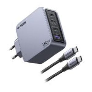 Cargador Ugreen Nexode GaN 160W 3xUSB-C 1xUSB-A (25877)