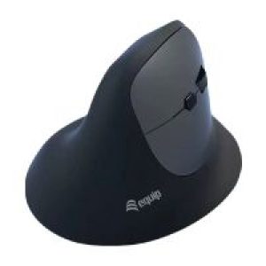 Ratón EQUIP Ergonómico RF Wireless BT 1600dpi Negro