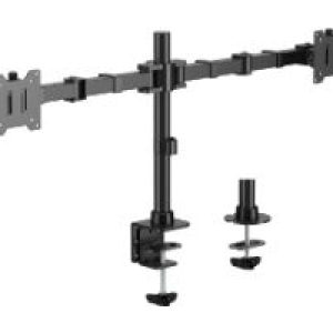 Soporte de Mesa EQUIP 2 Pantallas 17-35″ Máx 20kg Negro