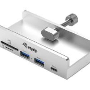 Hub Equip USB-A EQ128968 Clip Ajustable Gris