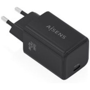Cargador AISENS GaN 70W 1xUSB-C PD3.2 QC4.0 Negro