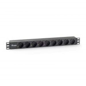 Regleta EQUIP 9 Tomas Rack 19″ 1U Negra (EQ333282)